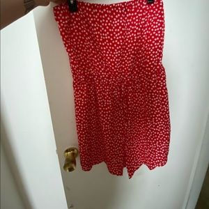 Strapless Romper
